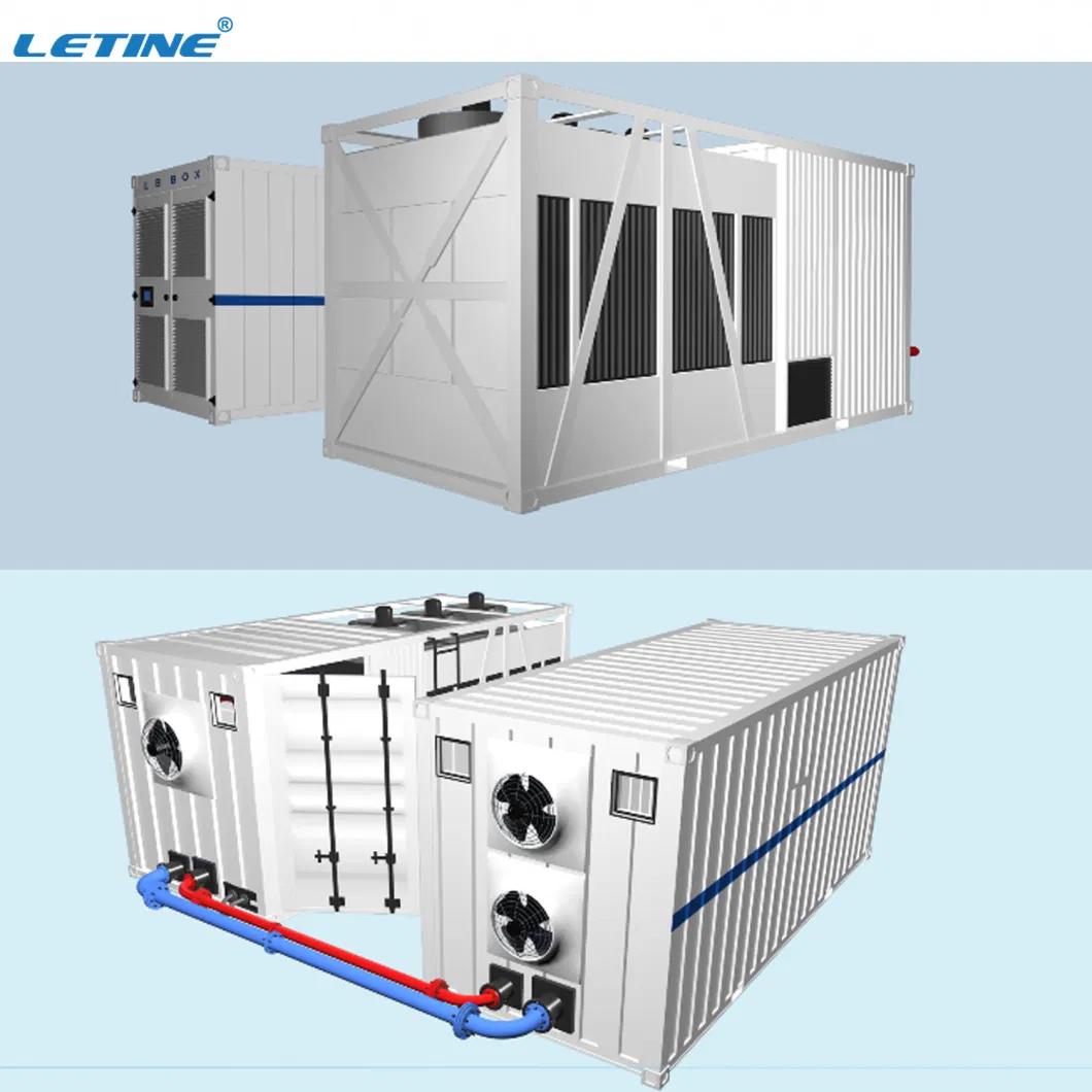 Water Cooling Mining Container 1.6MW Water-Cooled Cabinet for Whatsminer M20 M30 M50 Antminer S19 Series