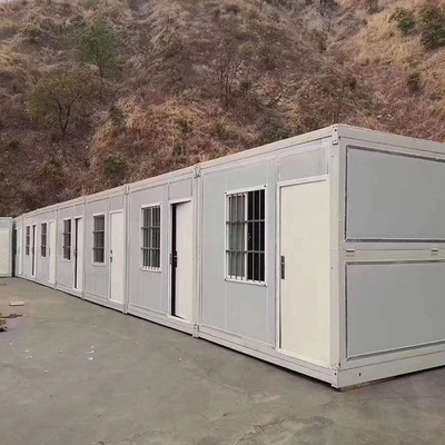 Chine Henan Site minier maisons préfabriquées maison mobile portable bon marché conteneur de stockage de 20 pieds